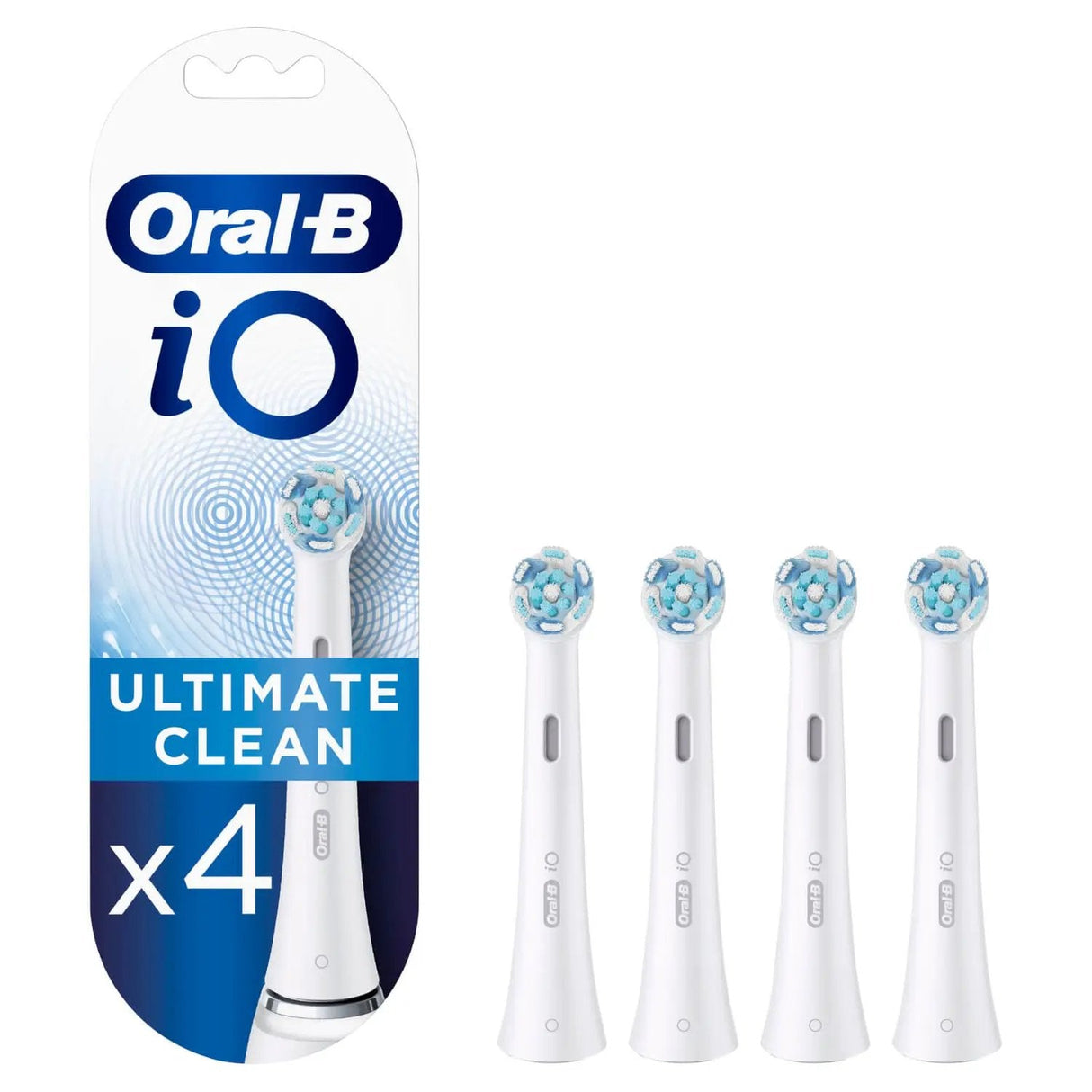 Braun Oral-B Io Aufsteckbürsten Ultimative Reinigung 4 Piezas, Blanco