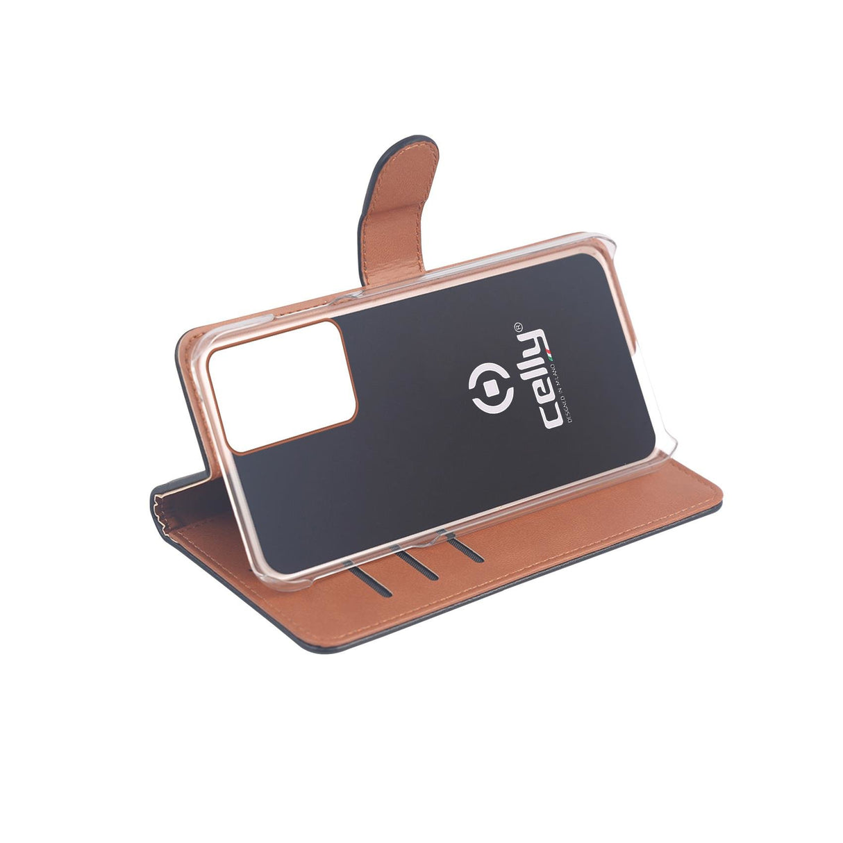 EAN 8021735757603 - Celly WALLY896 funda para teléfono móvil 15,5 cm (6.1") Funda cartera Negro imagen 2