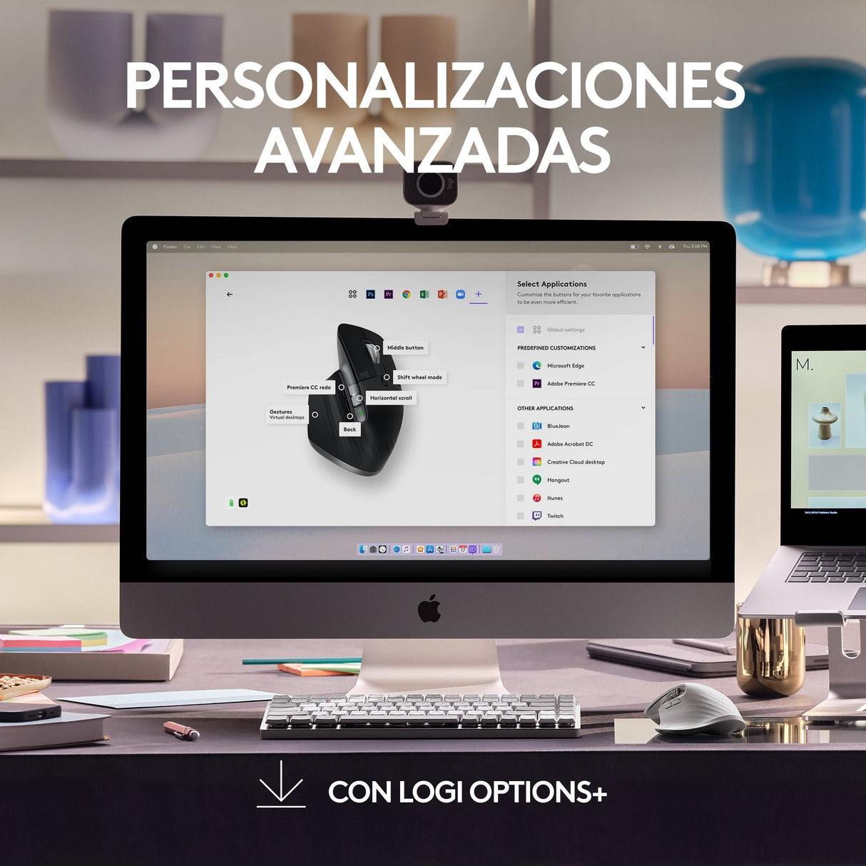 EAN 5099206103740 - Logitech 910-006571 ratón Oficina mano derecha Bluetooth Laser 8000 DPI imagen 14