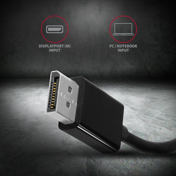 EAN 8595247904386 - Axagon RVD-VGN adaptador de cable de vídeo 0,15 m DisplayPort VGA (D-Sub) Negro imagen 3