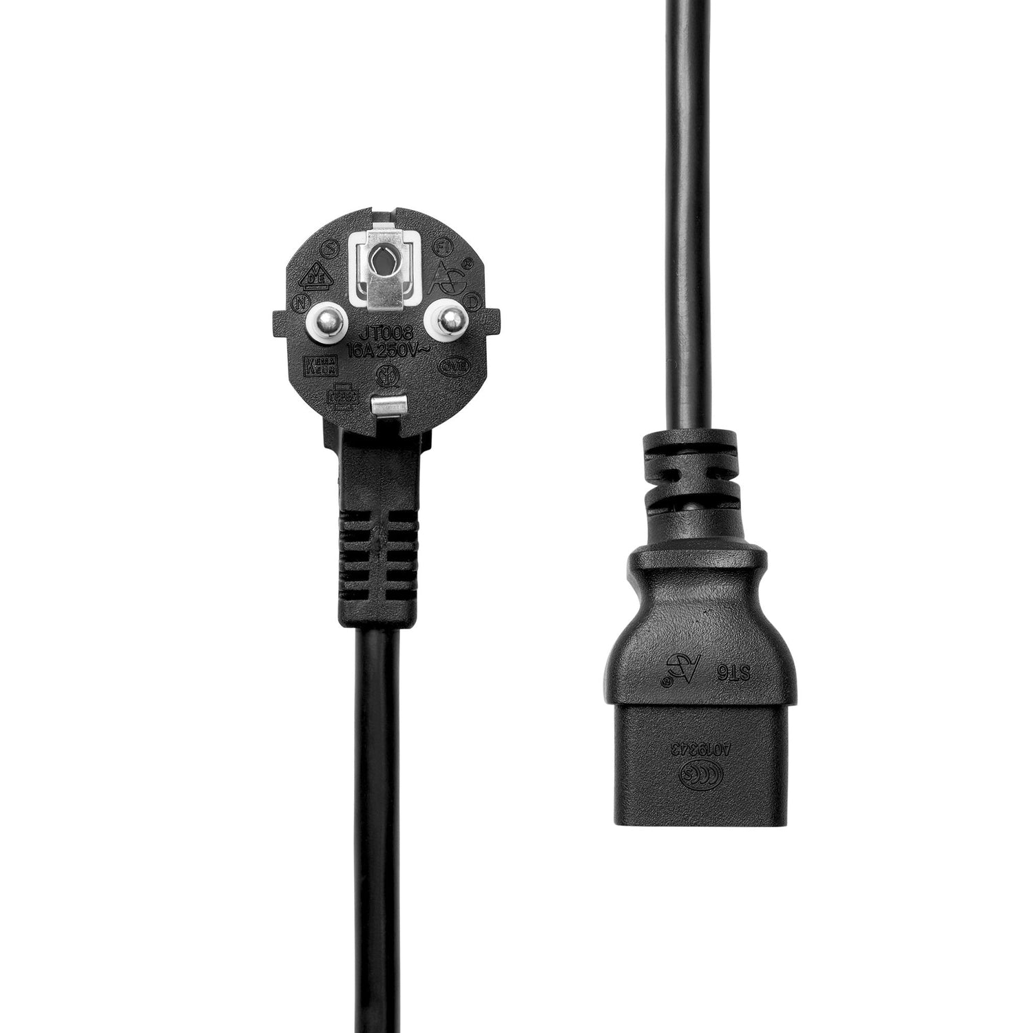Proxtend Pc-Fac19-001 Cable De Transmisión Negro 1 M Enchufe Tipo F C19 Acoplador