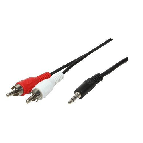 EAN 4052792008760 - LogiLink 1x3.5mm - 2xRCA, 1.5m cable de audio 1,5 m 3,5mm Negro imagen 1