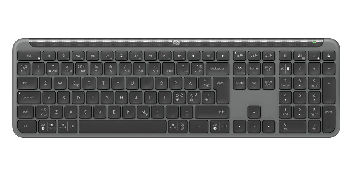 EAN 5099206119314 - Logitech MK950 teclado Ratón incluido Oficina RF Wireless + Bluetooth QWERTY Nórdico Grafito imagen 8