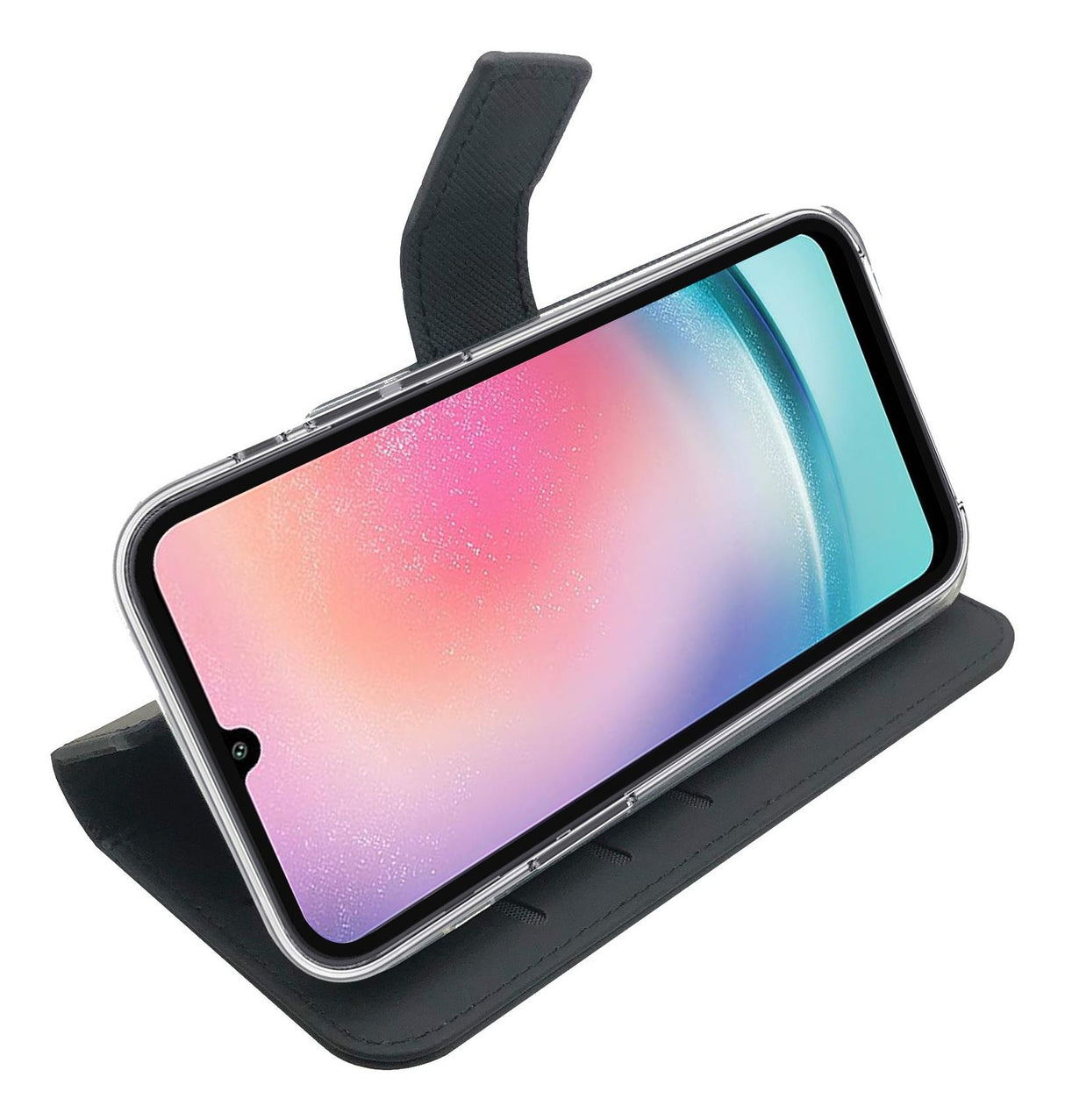 EAN 8021735200840 - Celly WALLY funda para teléfono móvil 16,5 cm (6.5") Funda cartera Negro imagen 3