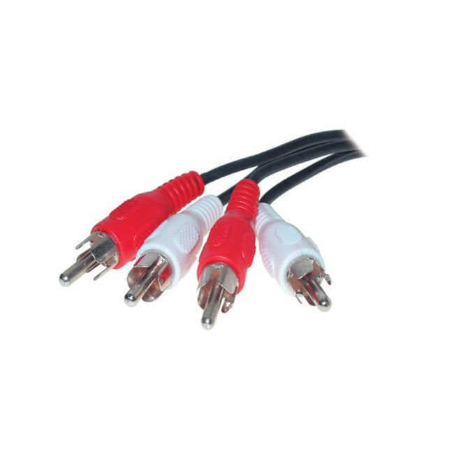 Shiverpeaks Basic-S 2x Rca - 2x Rca 2.5m Cable De Audio 2,5 M 2 X Rca Negro, Rojo, Blanco
