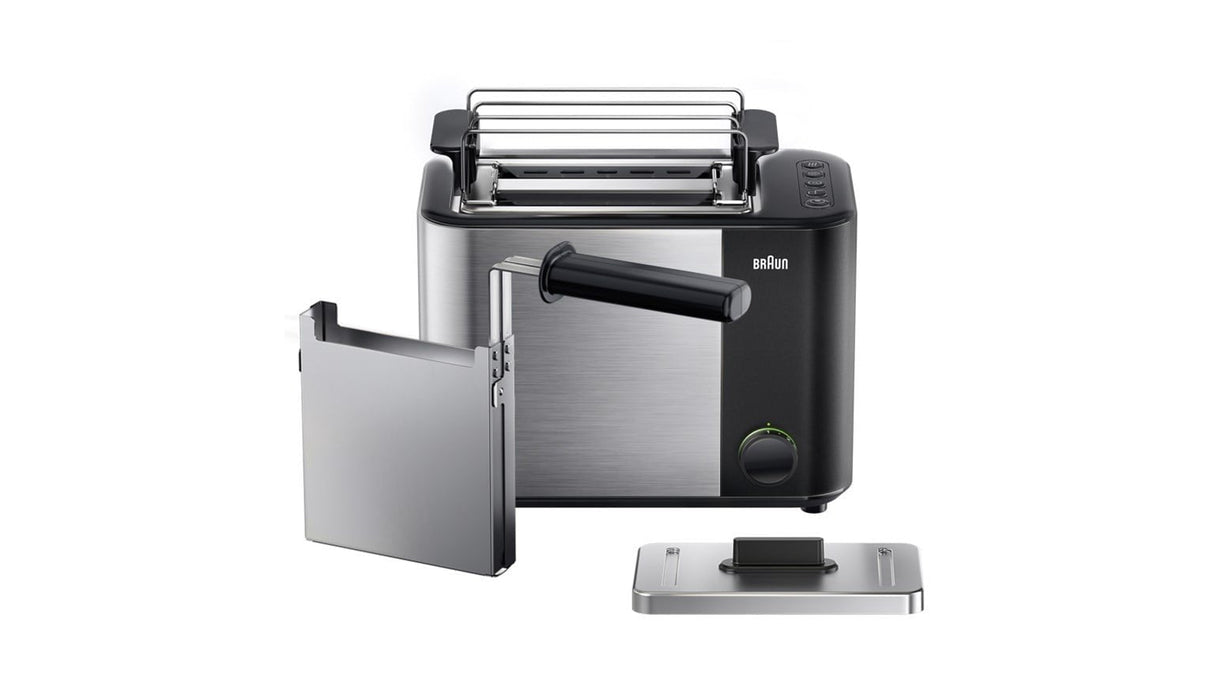 Ht 5015 Bk Toaster Schwarz Edelstahl