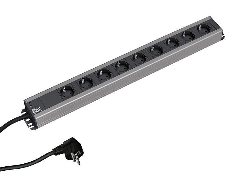 EAN 4016514017249 - Bachmann 300.001 base múltiple 2 m 9 salidas AC Interior Negro, Gris imagen 1
