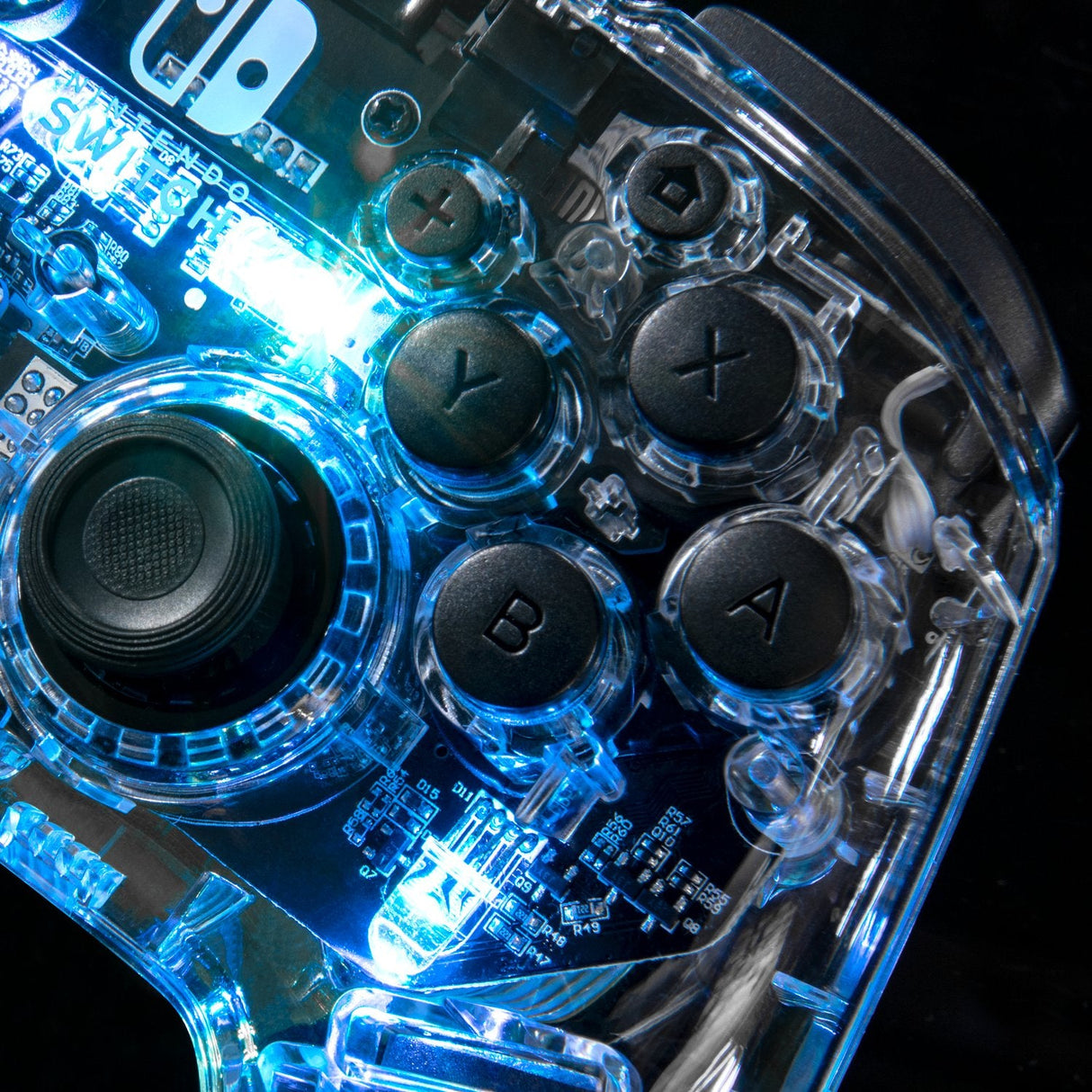 Pdp Nintendo Switch Controller Wireless Durchsichtig