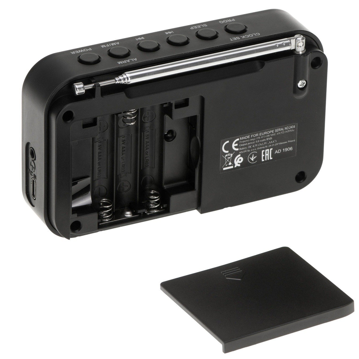 EAN 5905575905499 - Adler AD 1906 radio Portátil Negro imagen 6