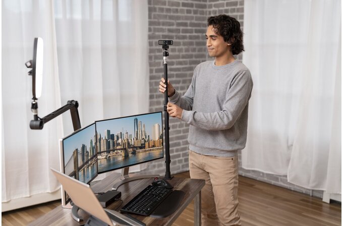 Brazo De Soporte A1020 Para Micrfonos Y Webcams