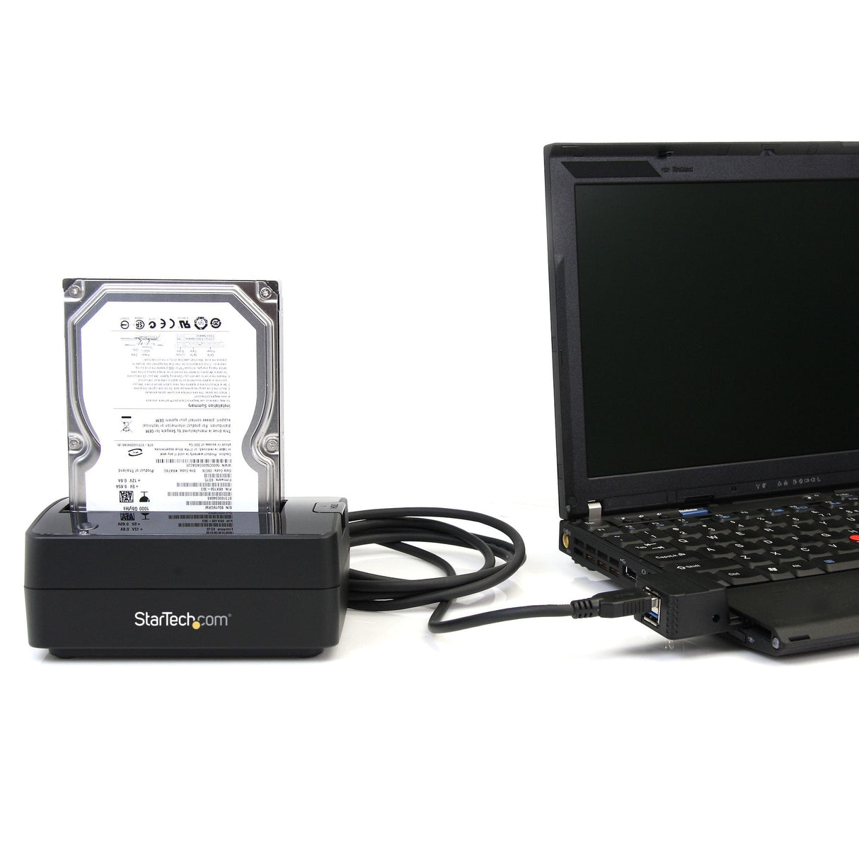 EAN 0065030838160 - StarTech.com SATDOCKU3S base de conexión para disco duro USB 3.2 Gen 1 (3.1 Gen 1) Type-B Negro imagen 3