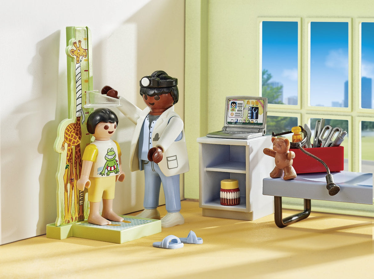 Playmobil Action Heroes: Pediatria Con Osito De Peluche