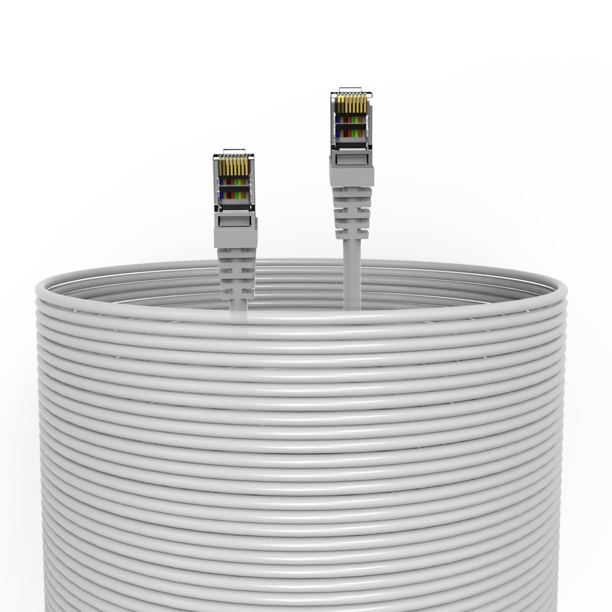 EAN 8681949015960 - Inca ICAT7-100AG cable de red Gris 100 m Cat7 S/FTP (S-STP) imagen 1