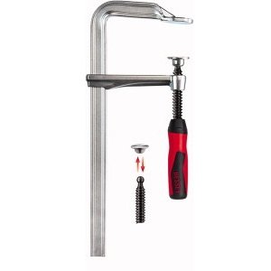 Bessey Gz12-2k Abrazadera Abrazadera De Barra 12 Cm Acero Inoxidable, Rojo