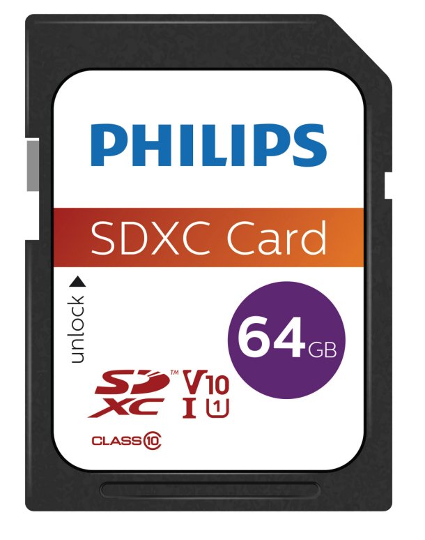 Philips Fm64sd55b Memoria Flash 64 Gb Sdxc Clase 10 Uhs-I