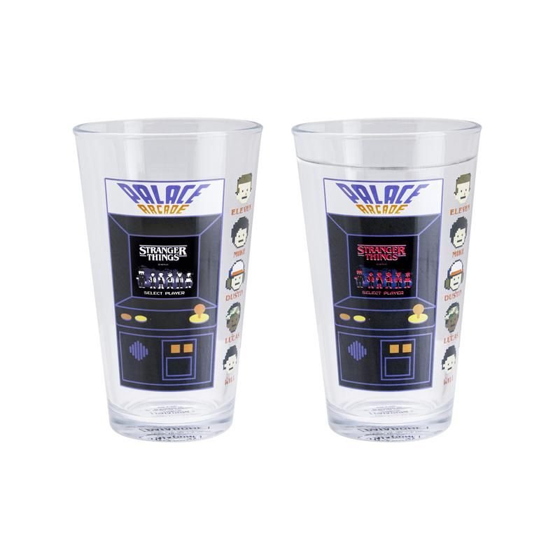 EAN 5055964793593 - Paladone Stranger Things Cold Change Glass Negro, Rojo, Transparente, Blanco 1 pieza(s) 450 ml imagen 1