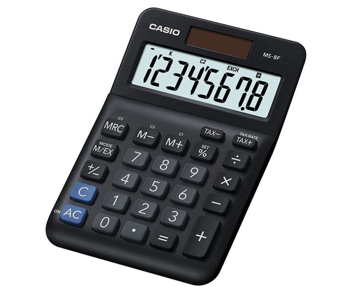 Calculadora Casio Ms-8f Negra