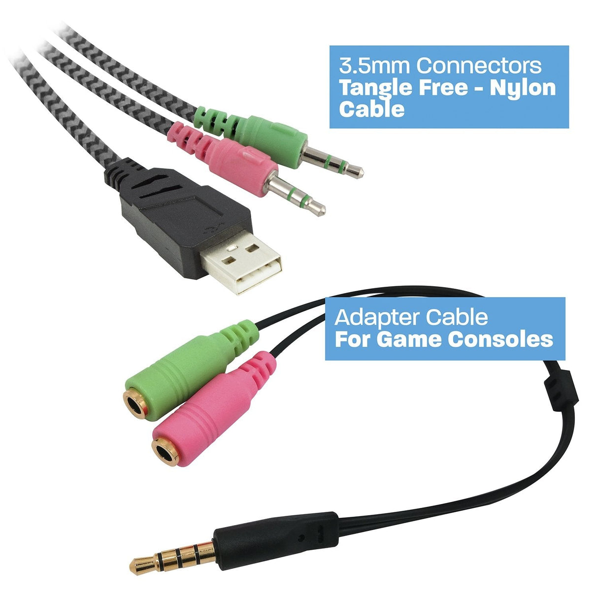 Auricular Gaming Ewent Pl3321 Con Microfono Pc & Consola