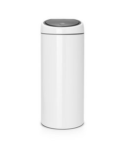 Brabantia Touch Bin New, White, 30 L