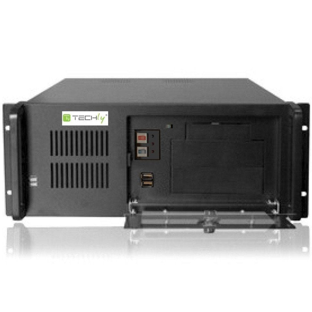 EAN 8057685305519 - Techly I-CASE MP-P4HX-BLK2 carcasa de ordenador Estante Negro imagen 3