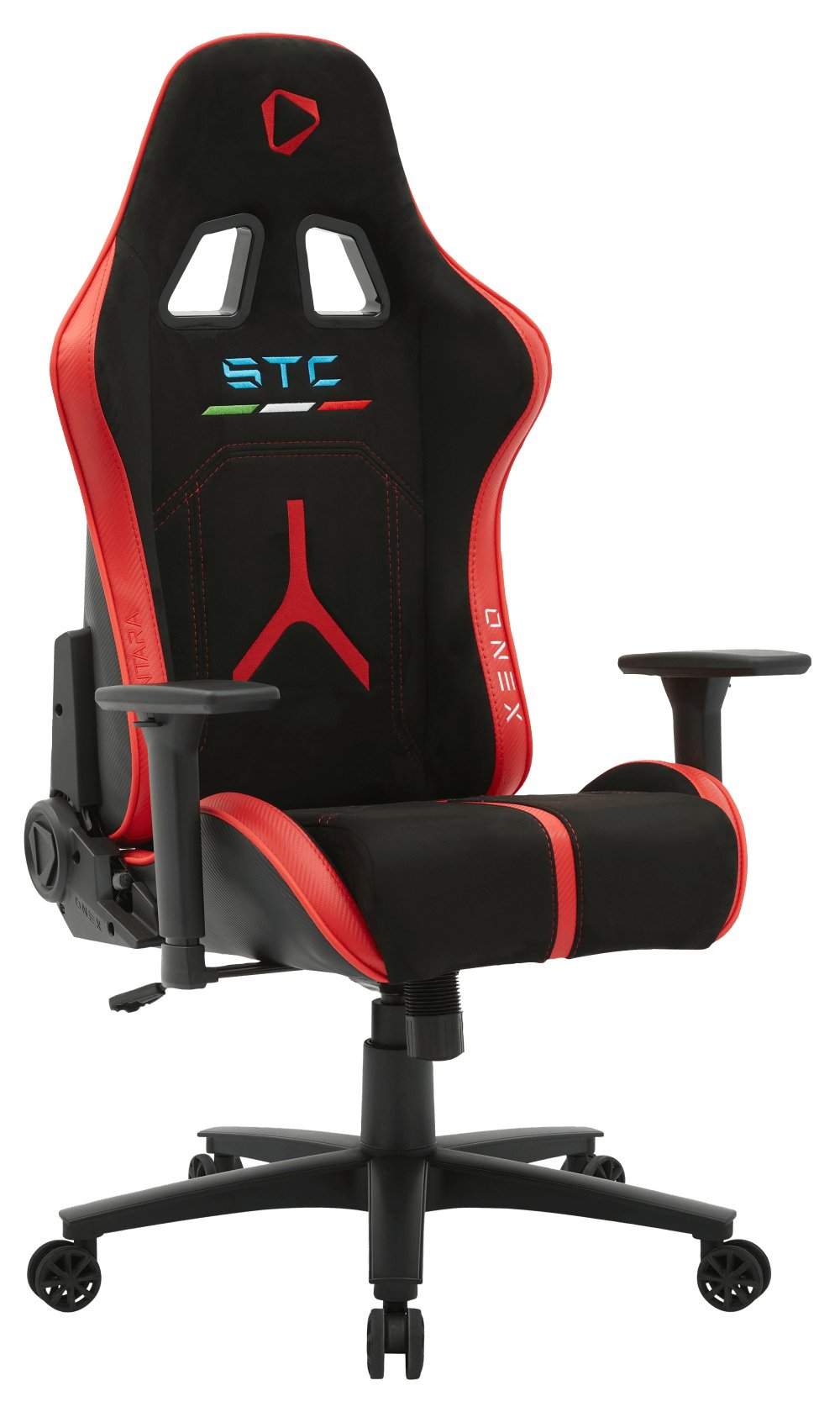 Silla Gaming Onex Stc Alcantara L Series - Negro Rojo