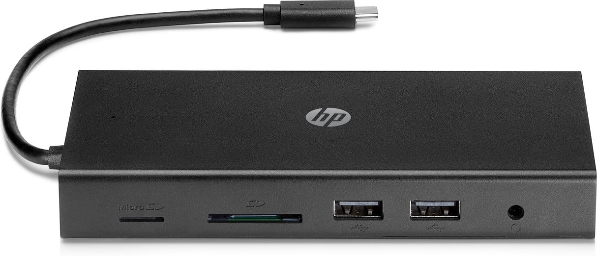 EAN 0195122255237 - HP Travel USB-C Multi Port Hub Alámbrico USB 3.2 Gen 1 (3.1 Gen 1) Type-C Negro imagen 1