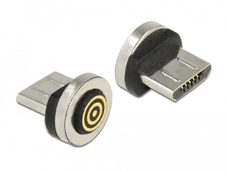 EAN 4043619659326 - DeLOCK 65932 cambiador de género para cable Magnet USB Type Micro-B Negro, Plata imagen 1