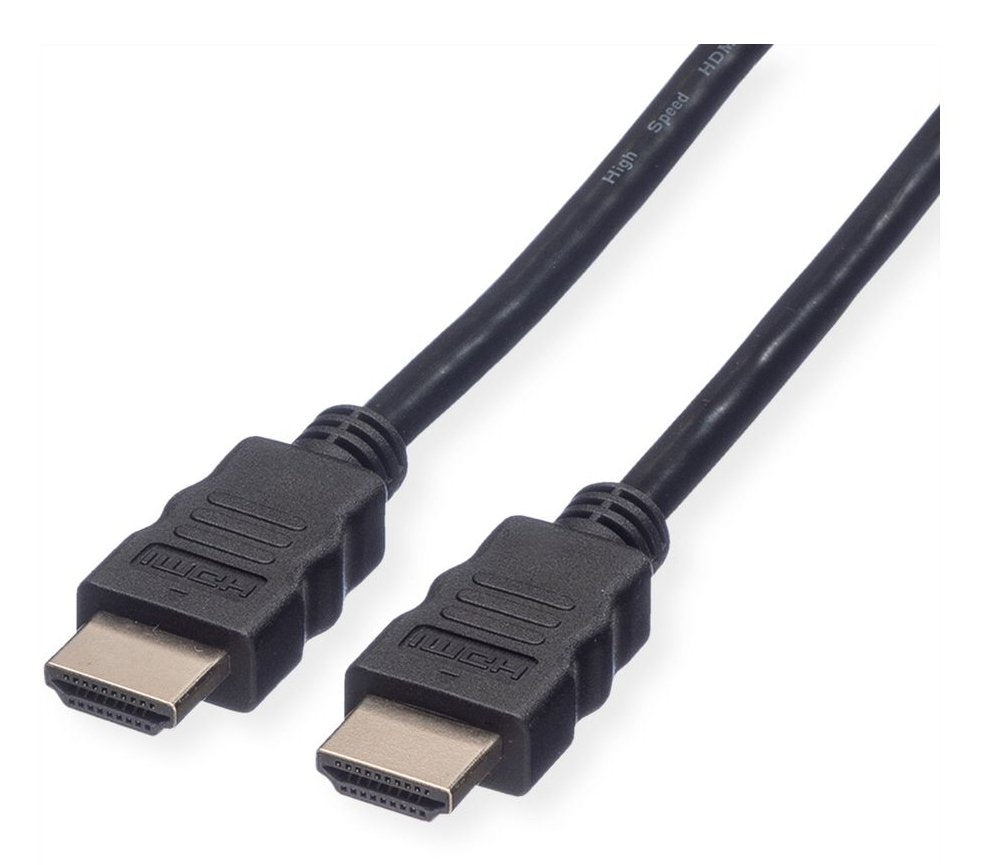 Roline Rm Hdmi High Speed Cable Mit Ethernet, Schwarz, 2 M