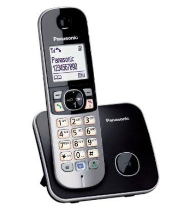Teléfono Inalámbrico Panasonic Kx-Tg6811fxb Plata Negro