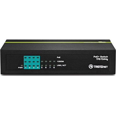 EAN 0710931505184 - Trendnet TPE-TG44G switch No administrado Energía sobre Ethernet (PoE) Negro imagen 3