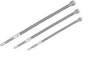 Abrazadera Para Cable De 160mm (2,5mm) Transparente (Bolsa 100 Unidades)