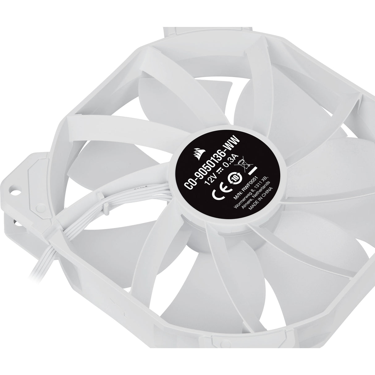 EAN 0840006637776 - Corsair SP120 RGB ELITE Carcasa del ordenador Ventilador 12 cm Blanco 3 pieza(s) imagen 12