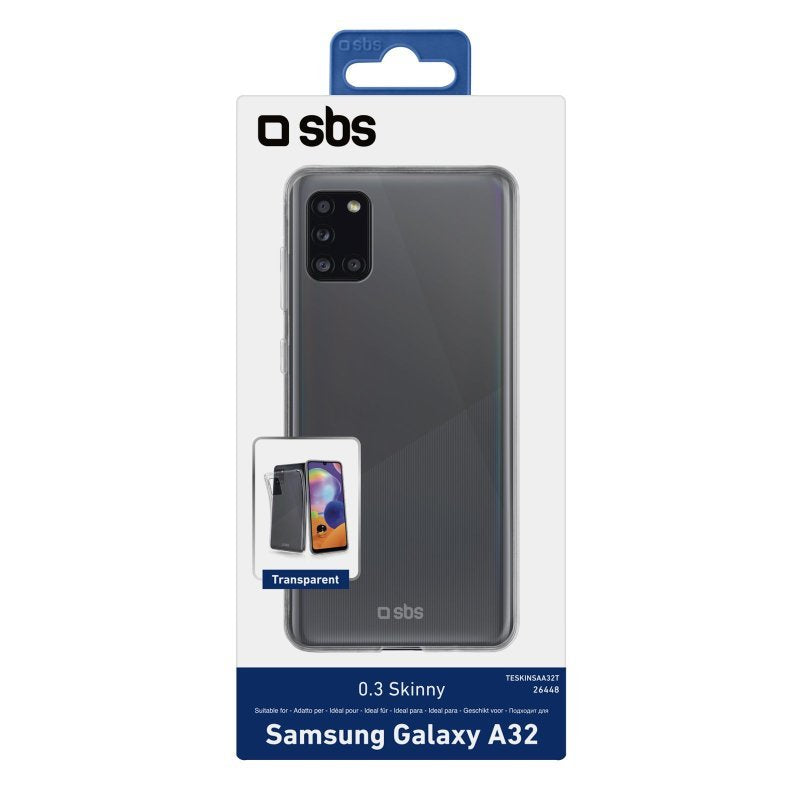 EAN 8018417326448 - SBS TESKINSAA32T funda para teléfono móvil 16,8 cm (6.6") Transparente imagen 4