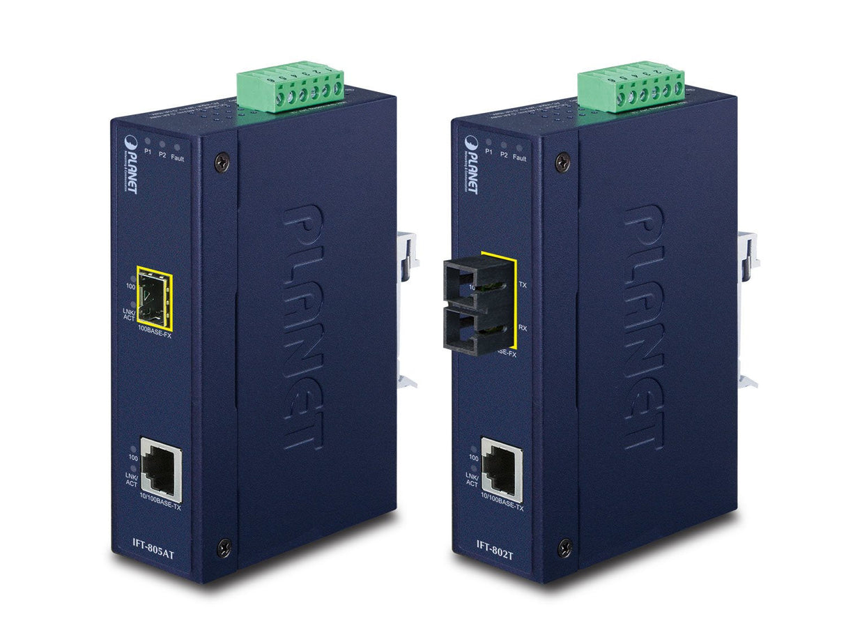 Planet Ift-802t Convertidor De Medio 200 Mbit/S 1310 Nm Azul