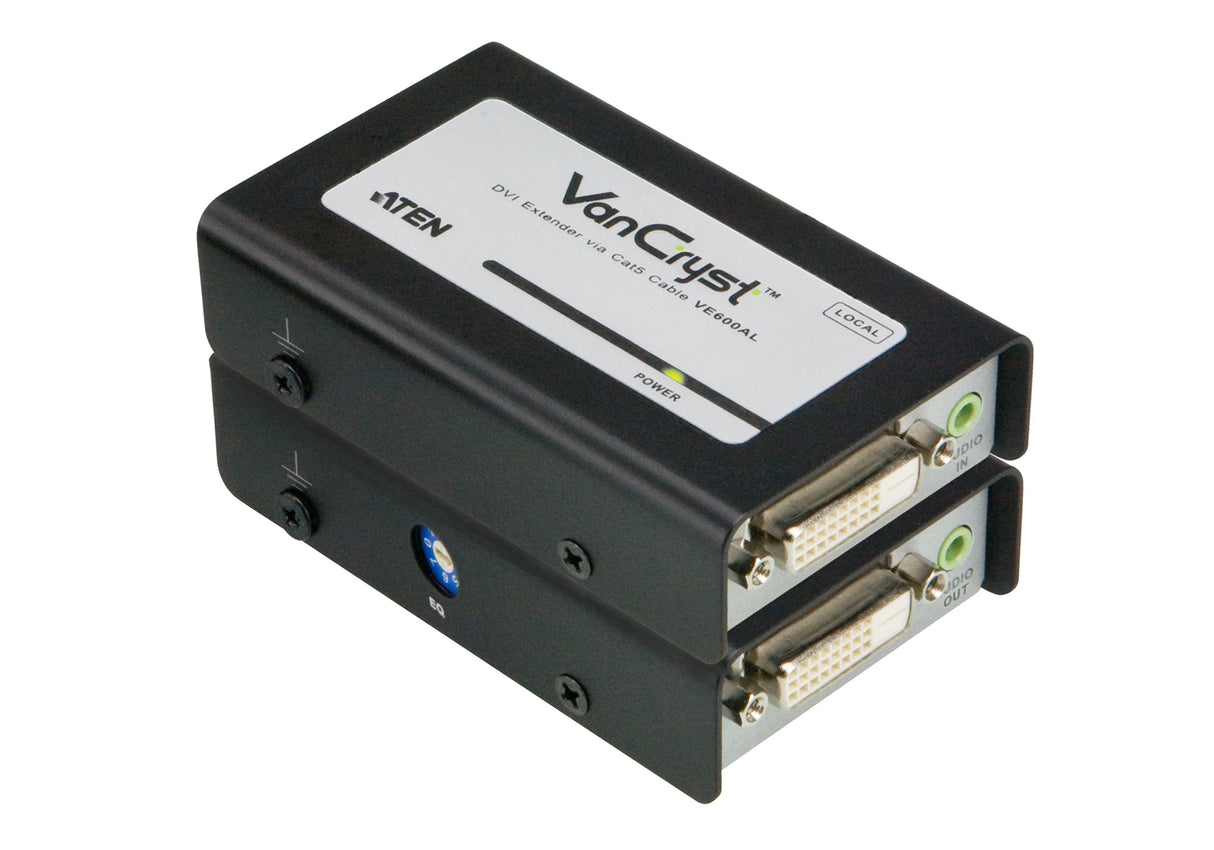 EAN 672792003004 - ATEN VE600A extensor audio/video Transmisor de señales AV Negro imagen 1