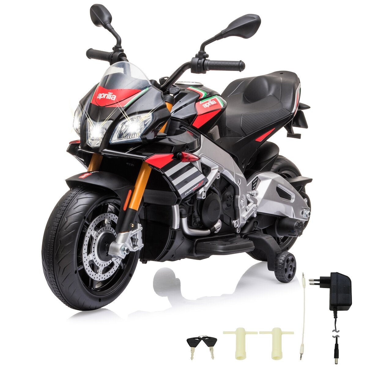 Jamara Ride-On Motorrad Aprilia Tuono 1100 Rr 12v Italien