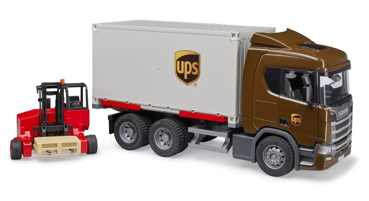EAN 4001702035822 - BRUDER SCANIA Super 560R UPS Logistics Truck imagen 2