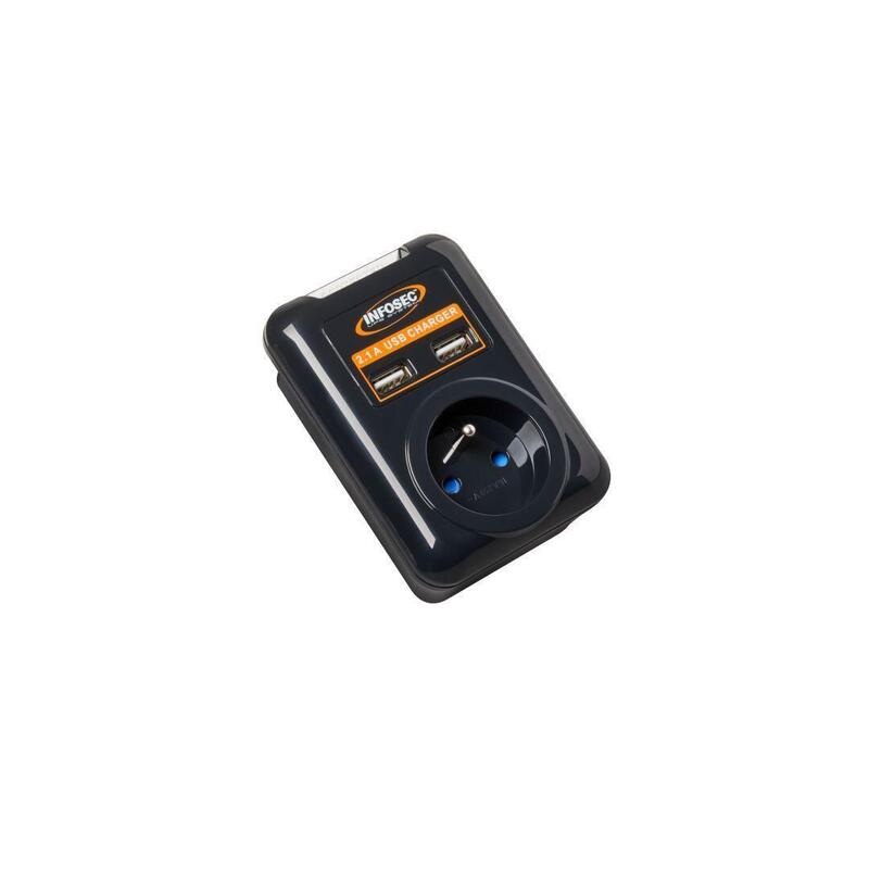 1 French Sockets With Surge Protection - S1 Usb