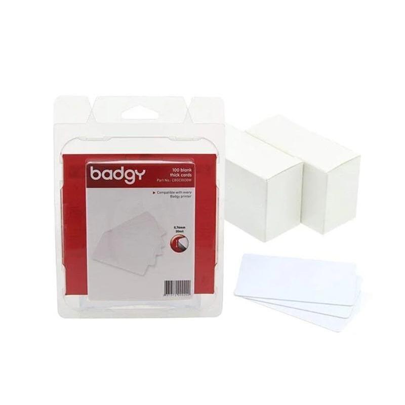 100 Tarjetas Pvc - Finas (0,50mm)