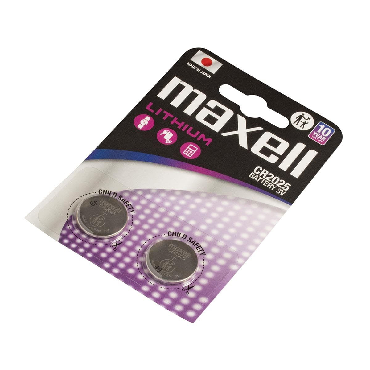 EAN 4902580787868 - Maxell 12239200 pila doméstica Batería de un solo uso CR2025 Lithium-Manganese Dioxide (LiMnO2) imagen 2