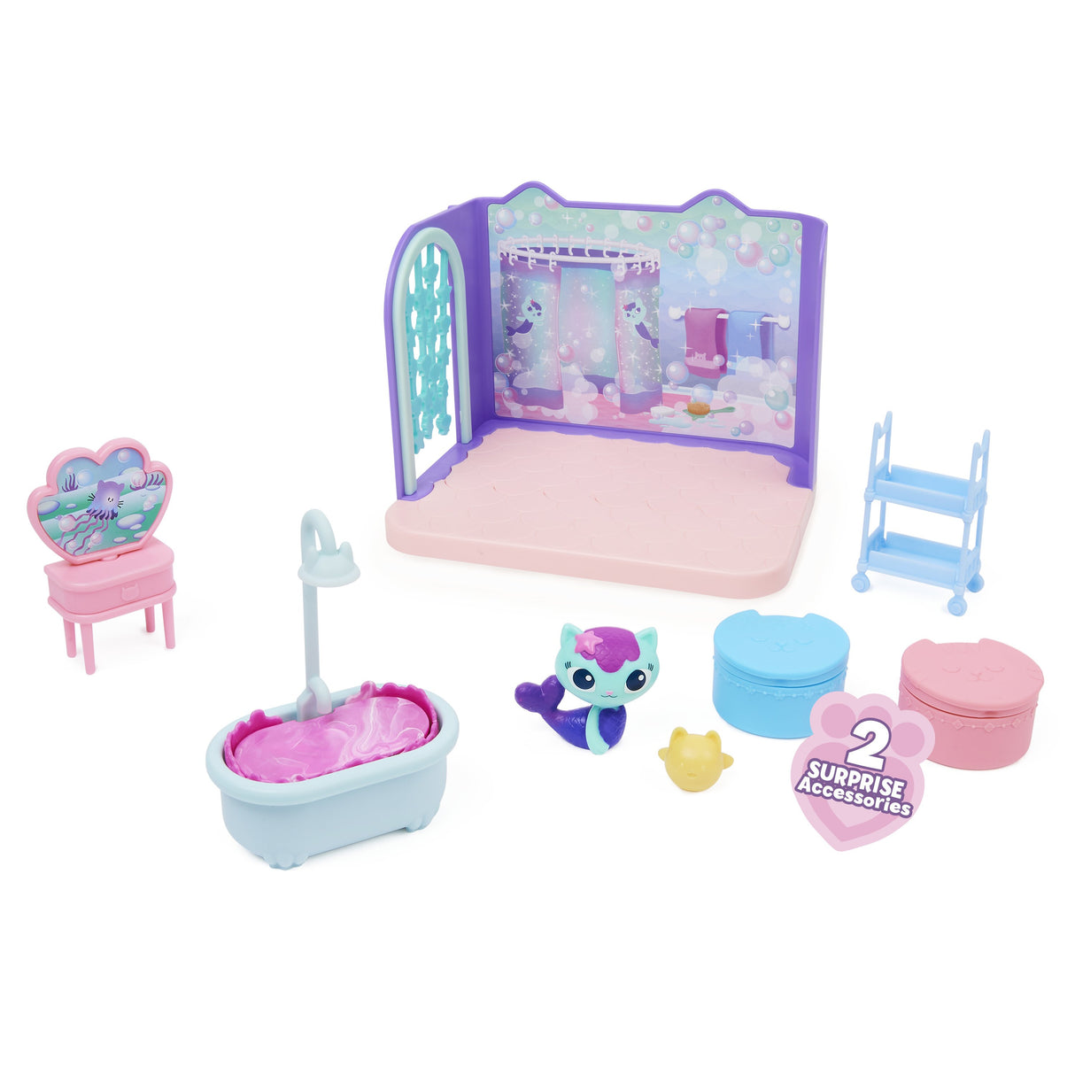 EAN 0778988374108 - Gabby's Dollhouse 6062036 accesorio para casa de muñecas Cuarto de baño para casa de muñecas imagen 5