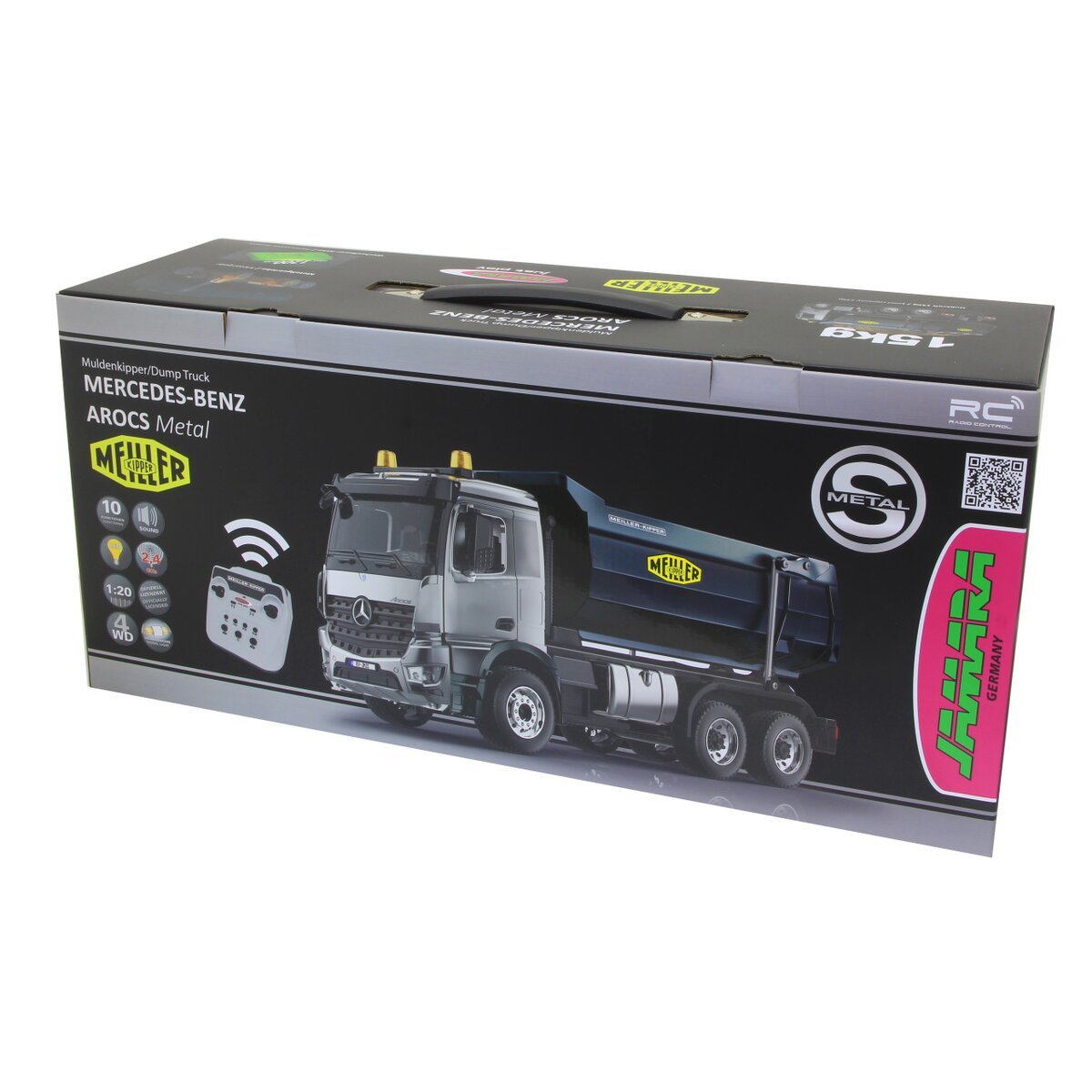EAN 4042774467449 - Jamara 406301 modelo controlado por radio Camión basculante Motor eléctrico 1:20 imagen 2