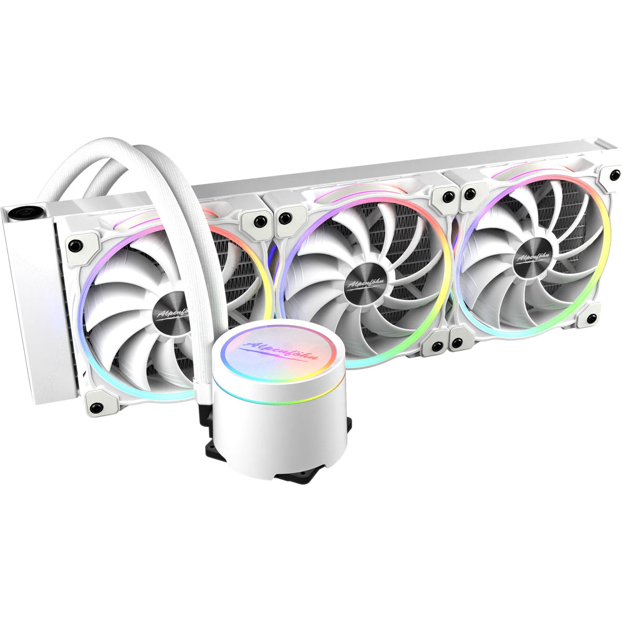 Alpenföhn 360 White Rgb Refrigeración Por Agua, Blanco