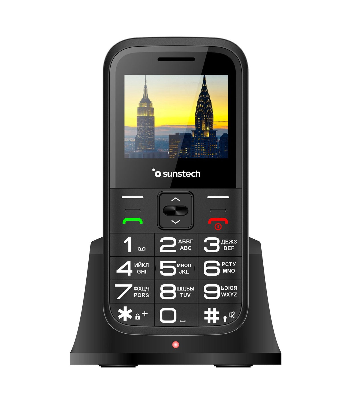 Teléfono Móvil Sunstech Cel4 Negro