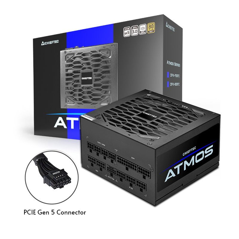 EAN 0753263078391 - Chieftec Atmos unidad de fuente de alimentación 750 W 20+4 pin ATX ATX Negro imagen 5