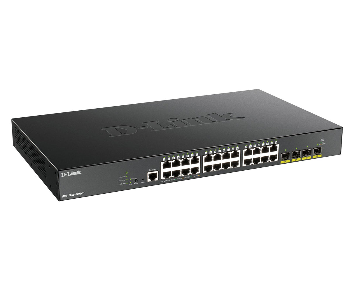 EAN 0790069443008 - D-Link DGS-1250-28XMP switch Gestionado L3 Gigabit Ethernet (10/100/1000) Energía sobre Ethernet (PoE) Ne imagen 2