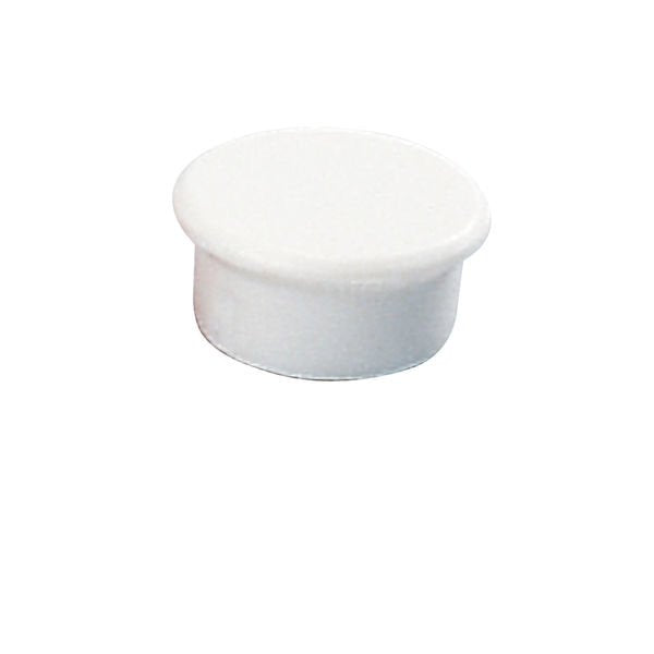 Dahle 95513 Pack De 10 Imanes Para Pizarra Blanca - Diametro De 13mm - Color Blanco