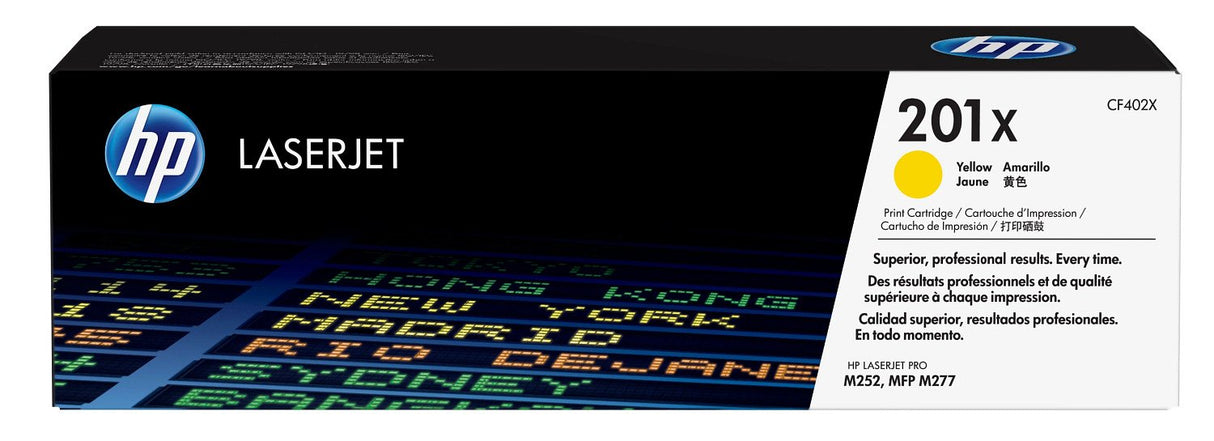EAN 0888793238004 - HP 201X High Yield Yellow Original LaserJet Toner Cartridge cartucho de tóner 1 pieza(s) imagen 2