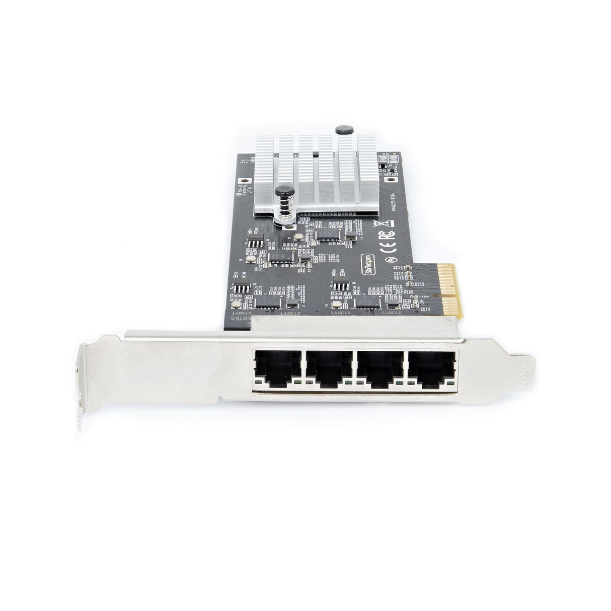 Startech.Com Tarjeta Pci Express De Red Ethernet 4 Puertos Nbase-T 2,5g - Nic I225-V - Tarjeta De Red De 4 Puertos Para Ordenador De Sobremesa - Tarjeta Pcie De Red Lan