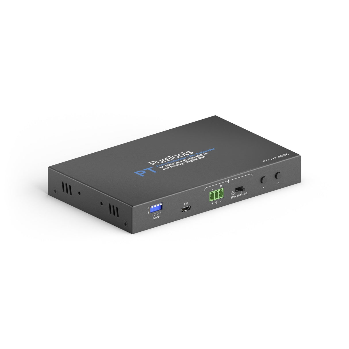 EAN 4251364727263 - PureTools PT-C-HDAEDE convertidor de audio Negro imagen 1